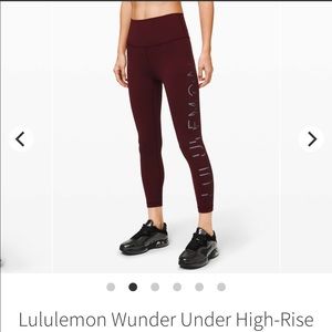 Lululemon Wunder Under Lunar New Year 2020